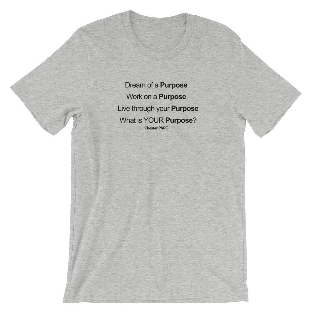 Purpose Athletic Heather Short-Sleeve Unisex T-Shirt