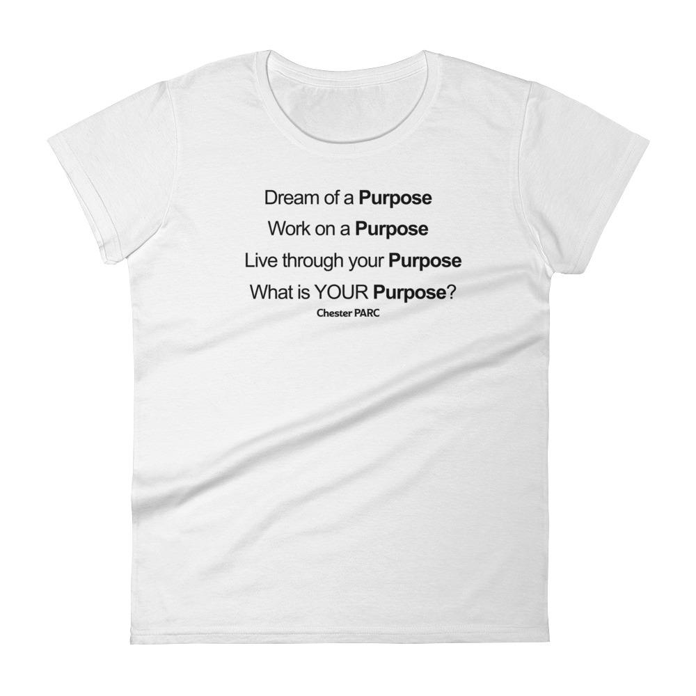 Purpose Women's short sleeve t-shirt in White