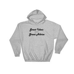 Great Ideas starts from Great Advice Hoodie Sweatshirt-Chester PARC