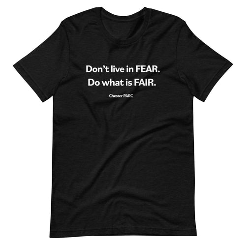 FEAR/FAIR Short-Sleeve Unisex T-Shirt